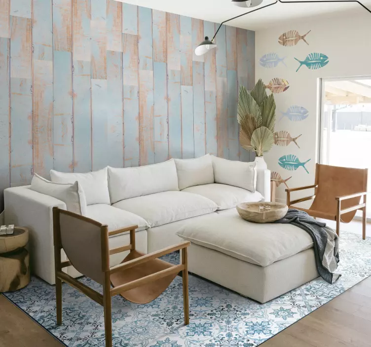 Silhouette Fish Marine Animal Wall Stickers - TenStickers