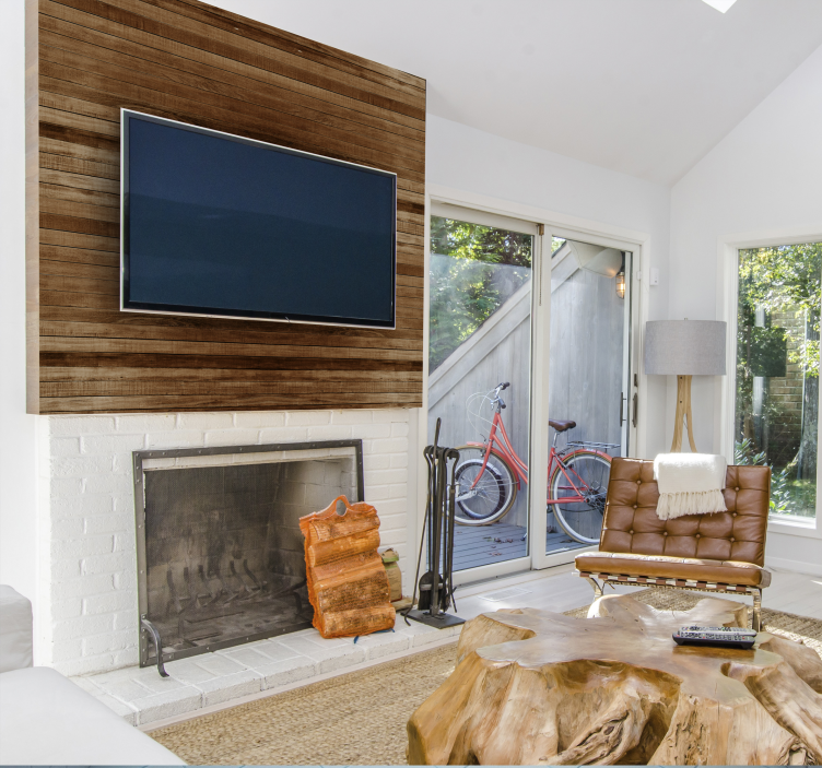 Wood planks furniture decal  3600 - TenStickers