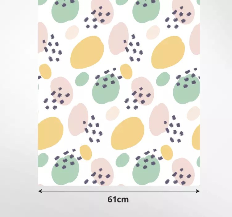 Pastel wall art forms furniture vinyl sticker - TenStickers