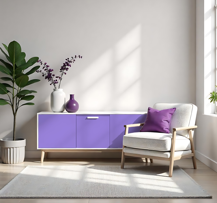 Matte Lilac plain sticker - TenStickers