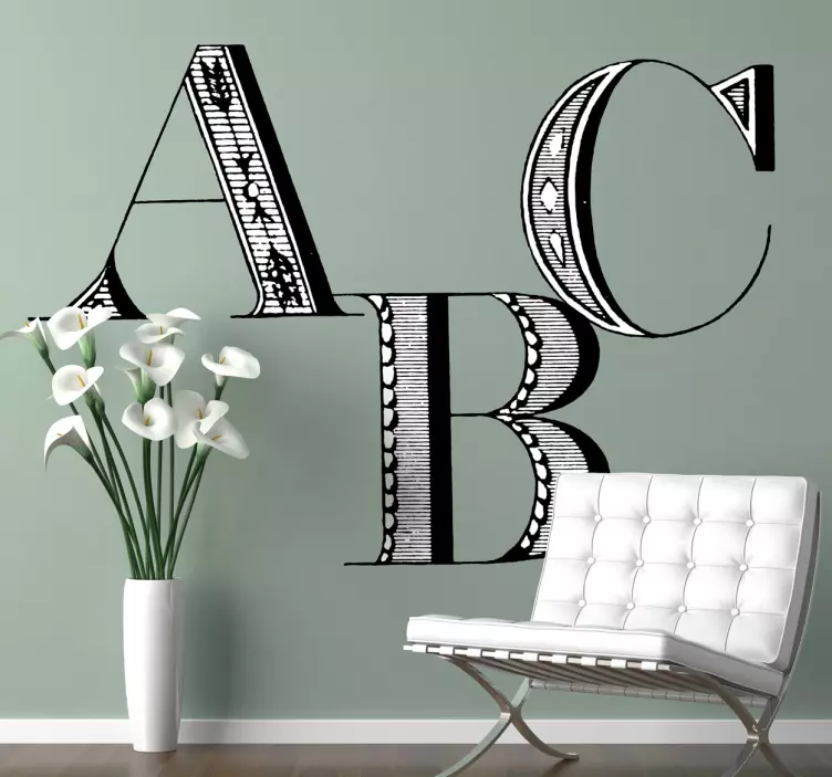 ABC Wall Sticker - TenStickers