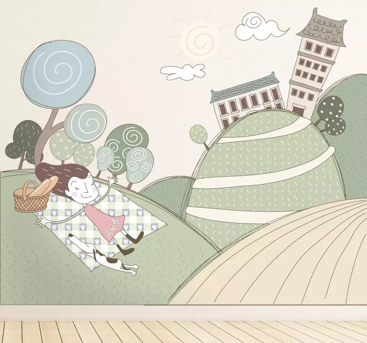 Afternoon In The Park Decal - TenStickers