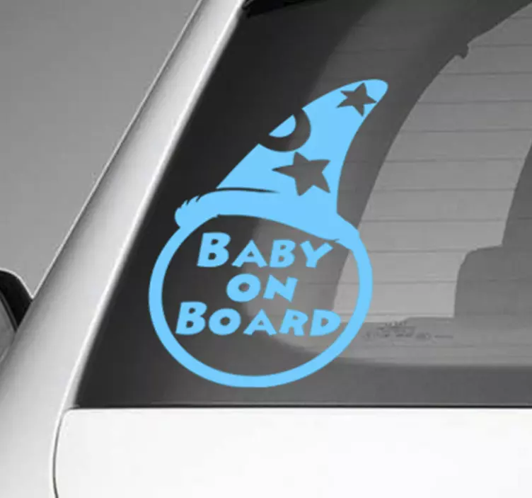 Baby Mickey on Board sticker - TenStickers