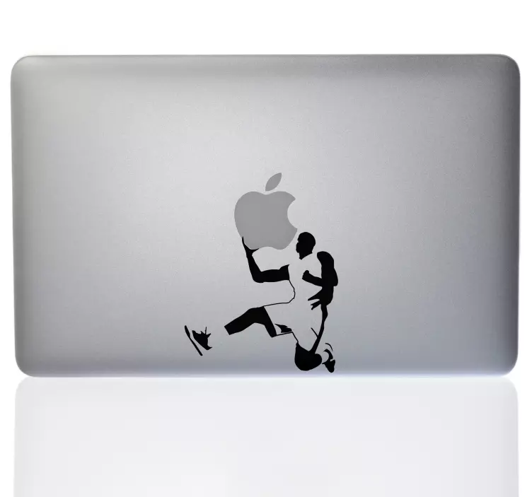 Basketball Player Macbook Sticker - TenStickers