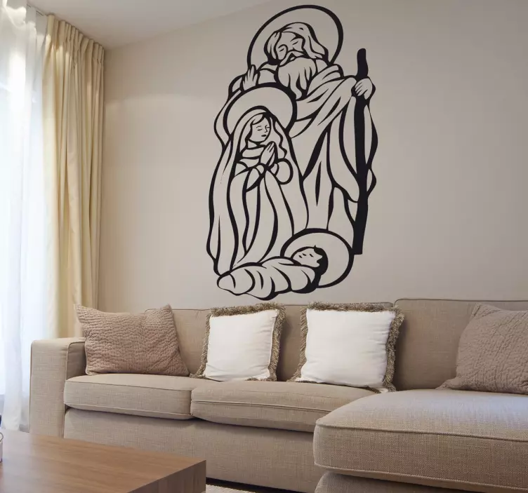 Bethlehem Wall Sticker - TenStickers