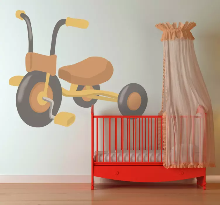 Children´s Tricycle Sticker - TenStickers