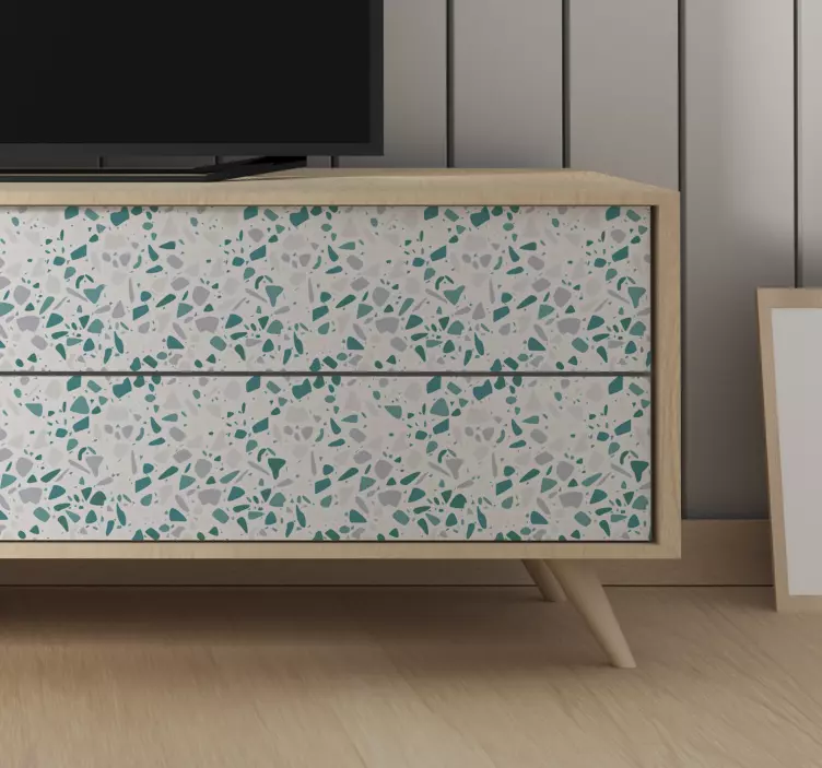 Colorful marble  furniture sticker - TenStickers