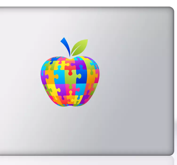 Colourful Apple MacBook Sticker - TenStickers