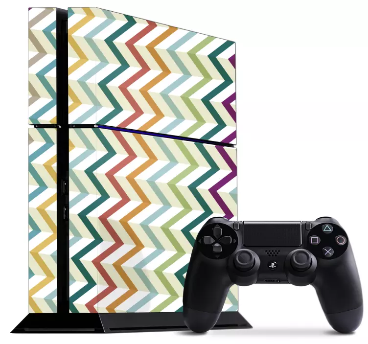 Colourful PS4 Skin Sticker - TenStickers