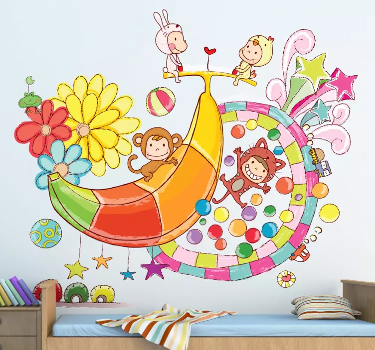 Costume party nursery wall sticker - TenStickers
