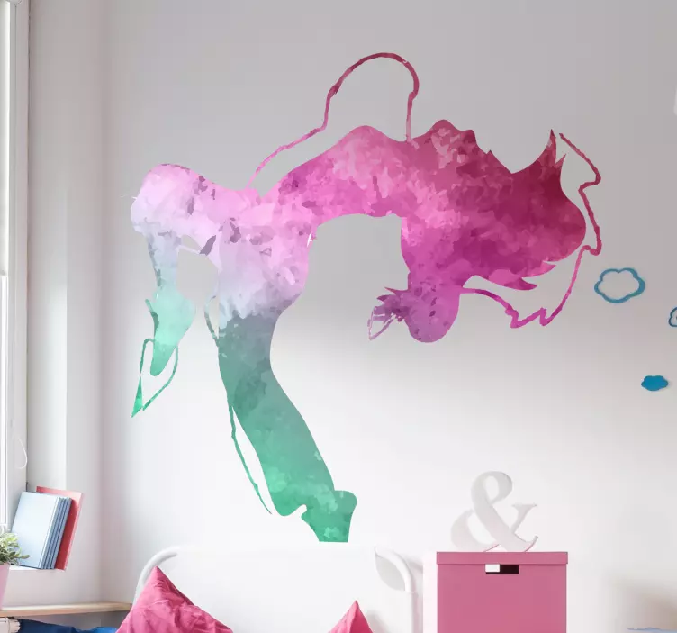 Dancer Modern Wall Sticker - TenStickers