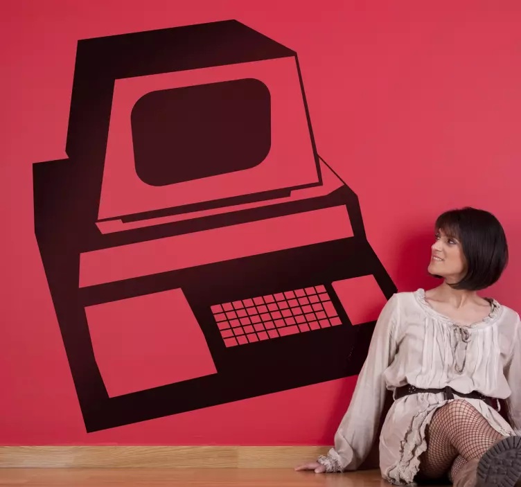 Cool Eighties PC Wall Sticker - TenStickers