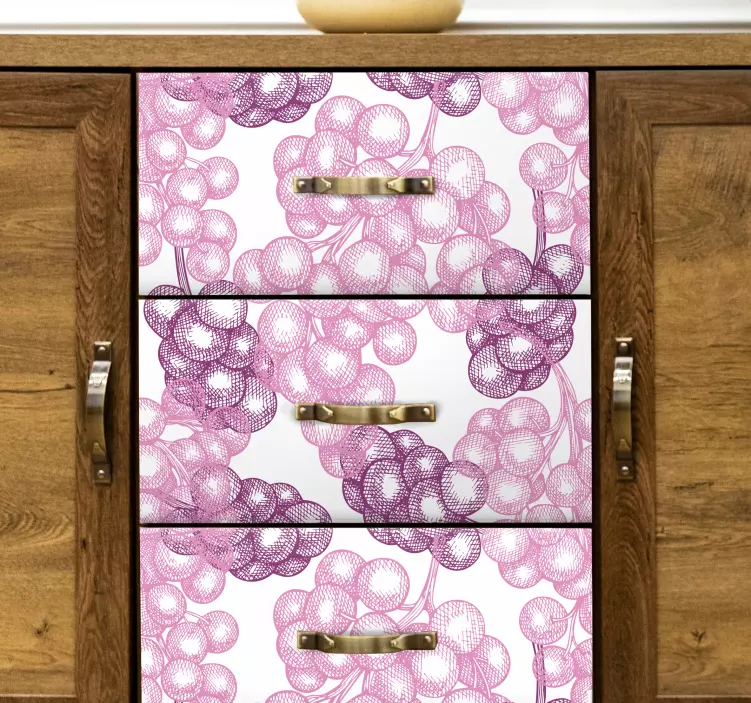 Elegant Grapevine Pattern wall sticker - TenStickers