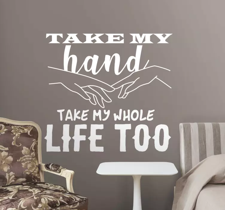 Elvis Husband and Wife wedding sticker - TenStickers