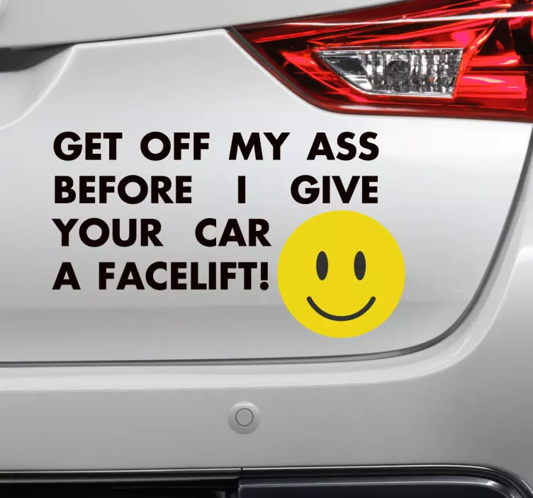 Facelift Car vinyl Sticker - TenStickers