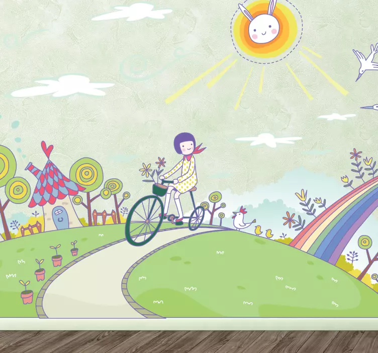 Fantasy Planet Kids Decal - TenStickers