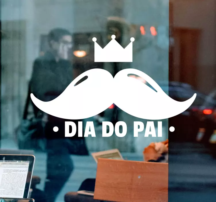 Father's Day storefronts wall sticker - TenStickers