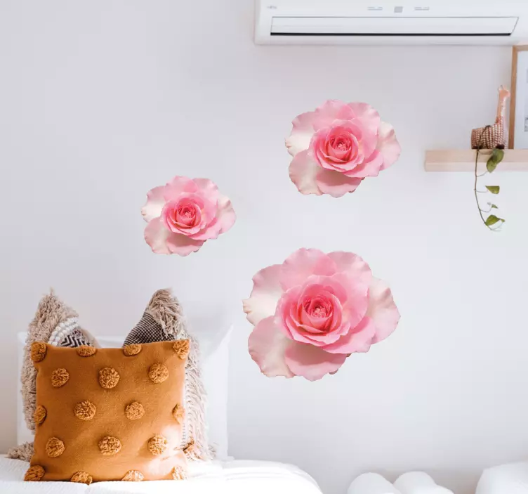 Flower realistic rose isolated flower  sticker - TenStickers