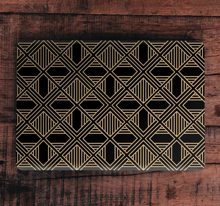 Geometric Textured Surface laptop skin - TenStickers