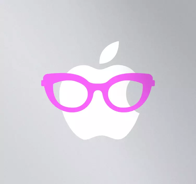 Glasses for Women MacBook Sticker - TenStickers