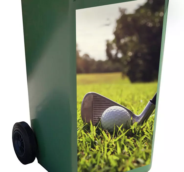 Golf shooting  Container sticker - TenStickers