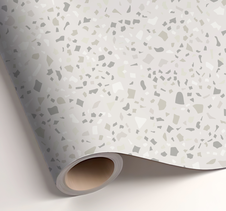 Grey terrazzo print sticker - TenStickers