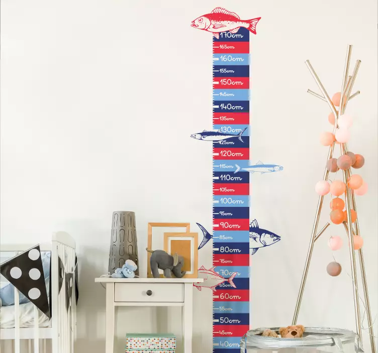 hand draw fishes (sizer) animal wall sticker - TenStickers