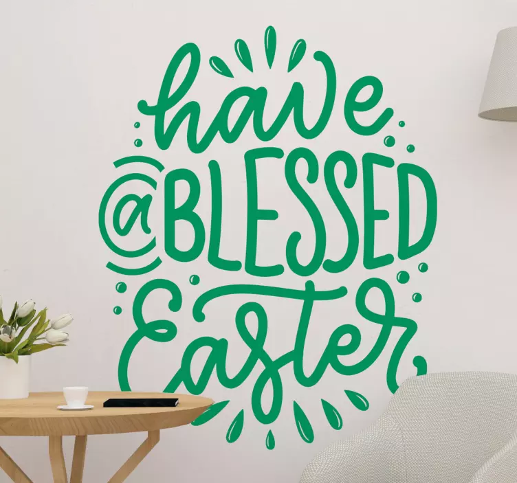 Have Blessed Easter wall sticker - TenStickers