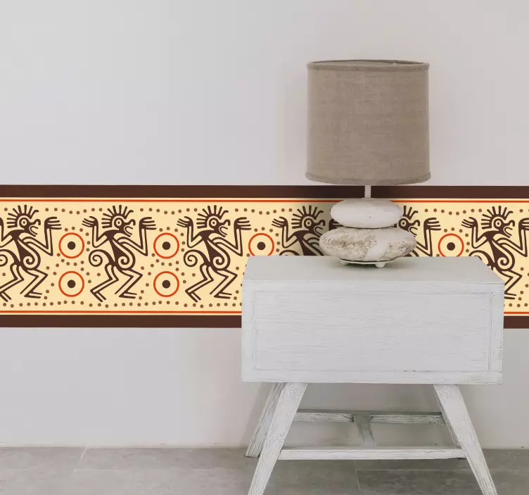 icona maya wall border sticker - TenStickers