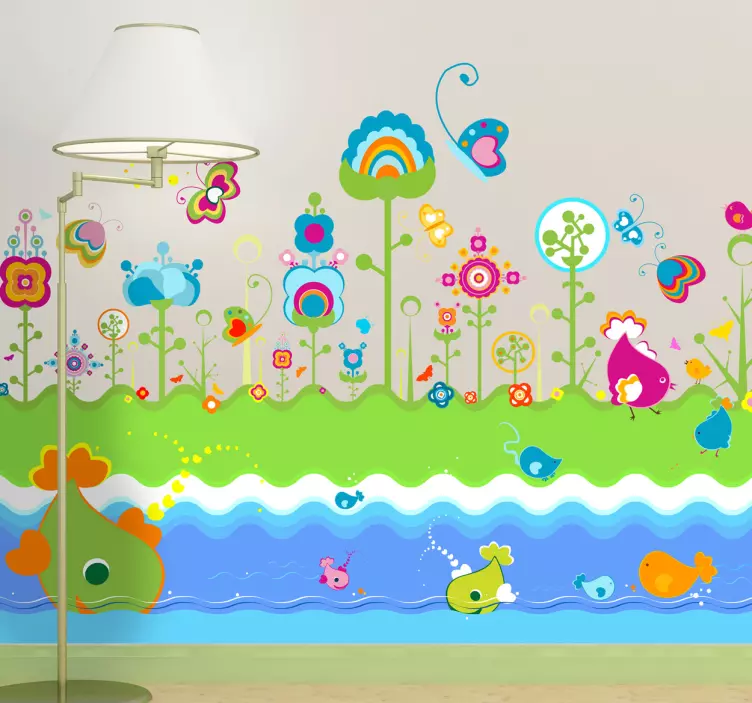 Kids Fantasy World Mural - TenStickers