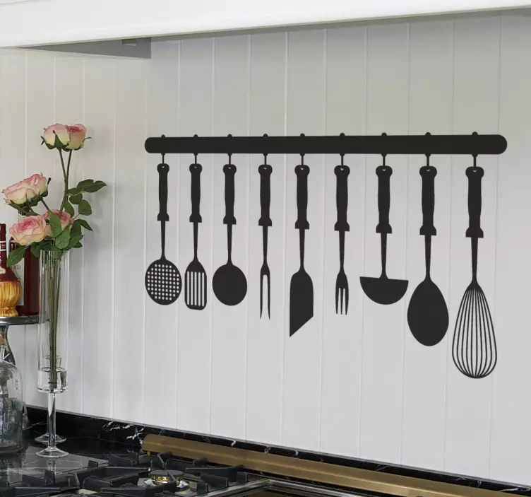 Kitchenware Collection Wall Sticker - TenStickers
