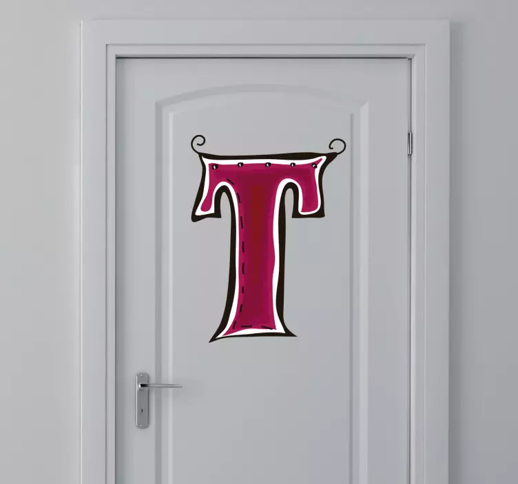 Letter T Sticker - TenStickers