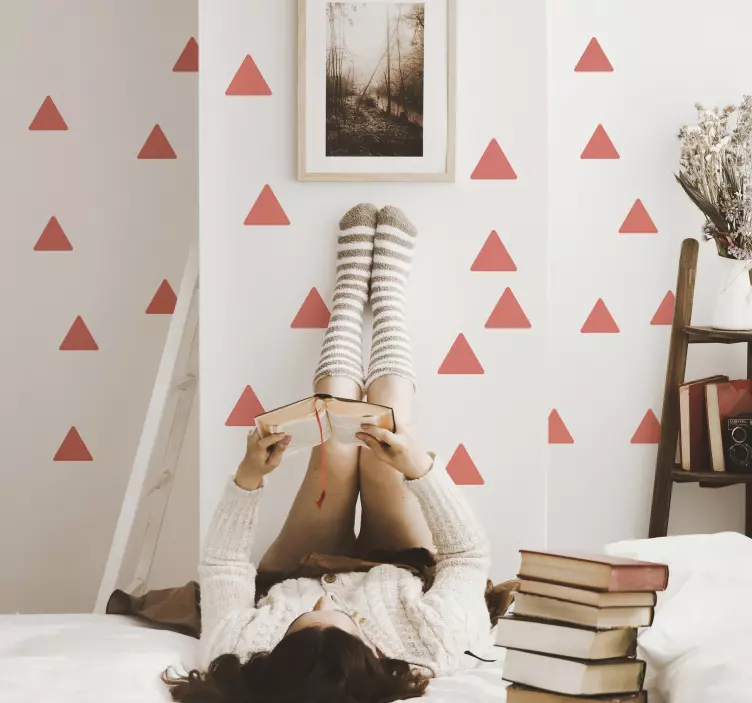 living coral triangle set wall sticker - TenStickers