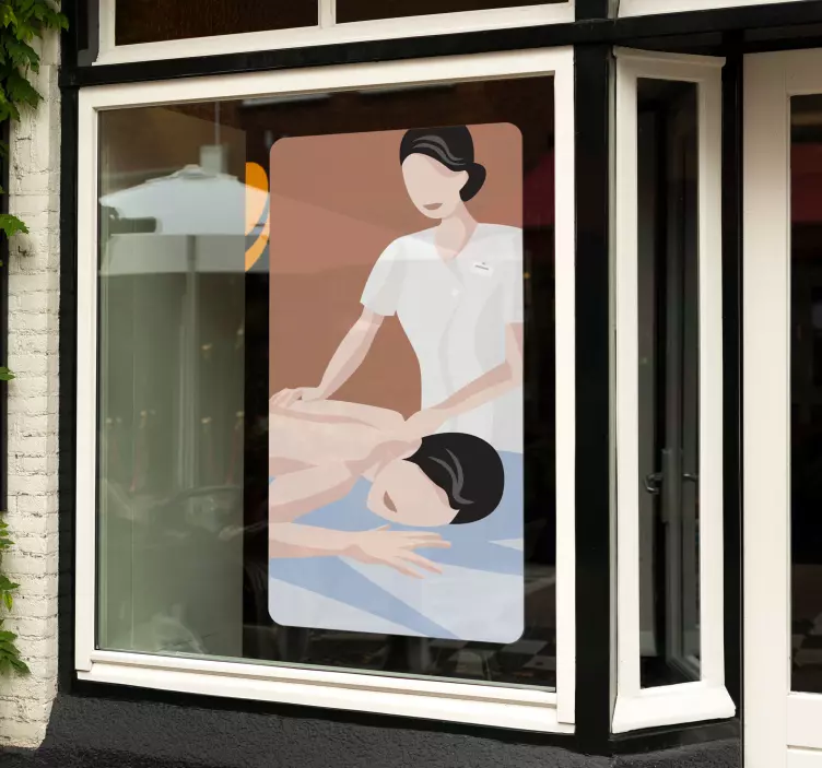 Massage Mural Wall Mural - TenStickers