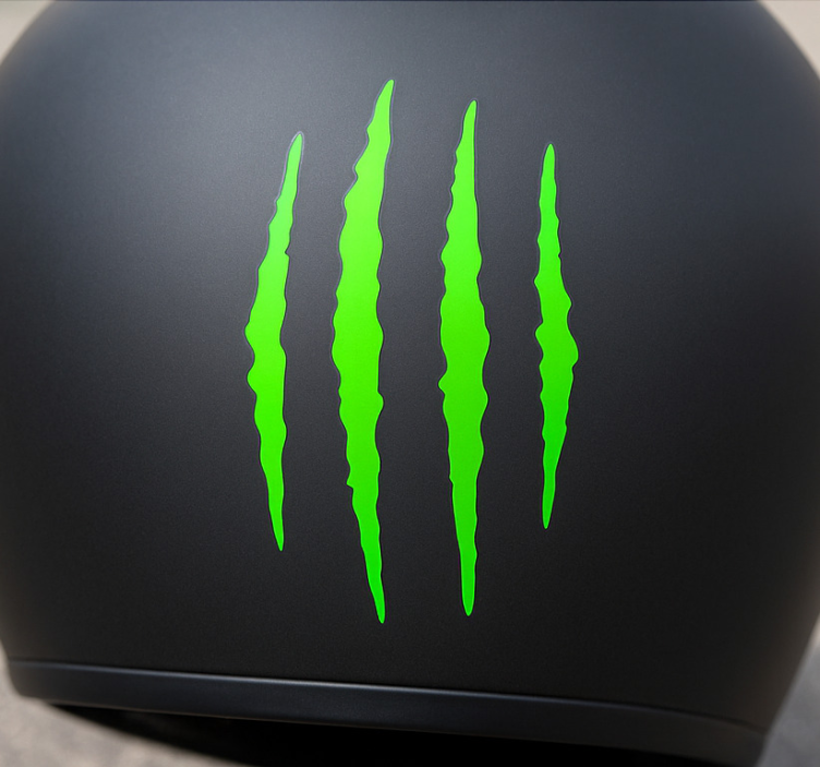 Monocolor scratches design motorcycle sticker - TenStickers