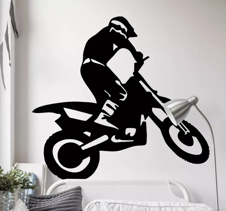Motocross Bike Wall Sticker - TenStickers