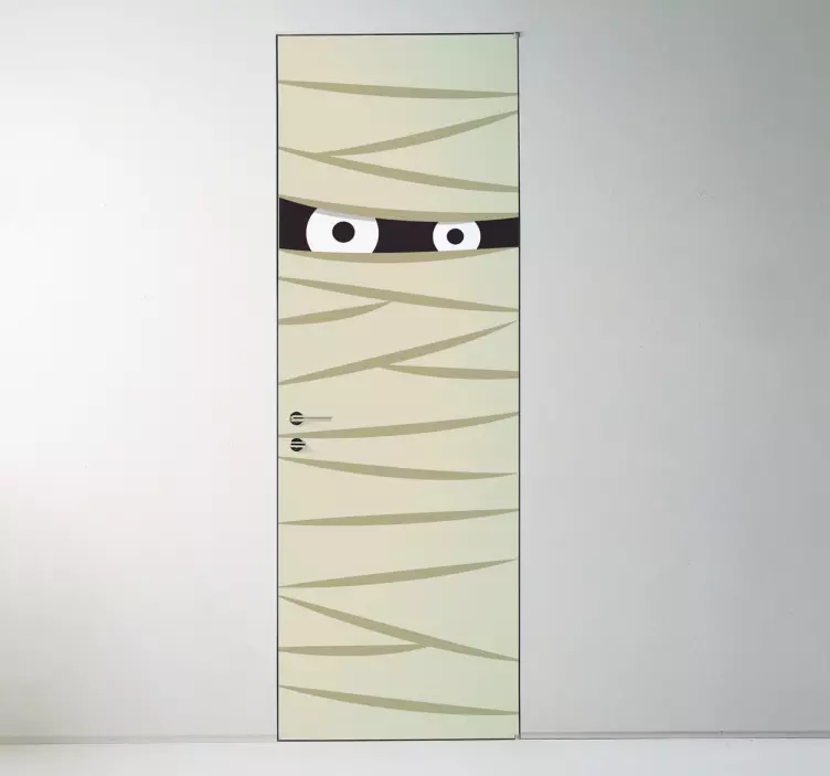 Mummy Door Sticker - TenStickers