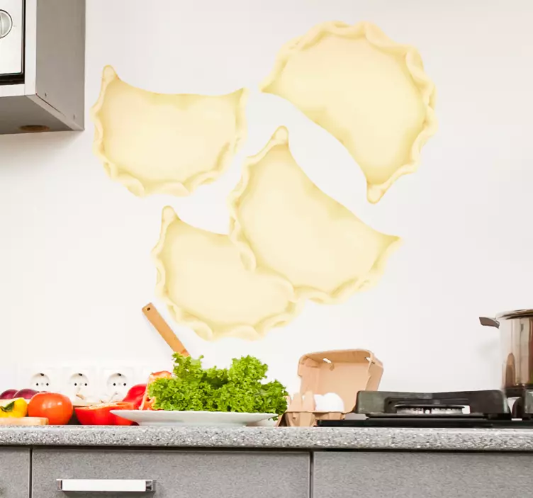 Polish ravioli food sticker - TenStickers