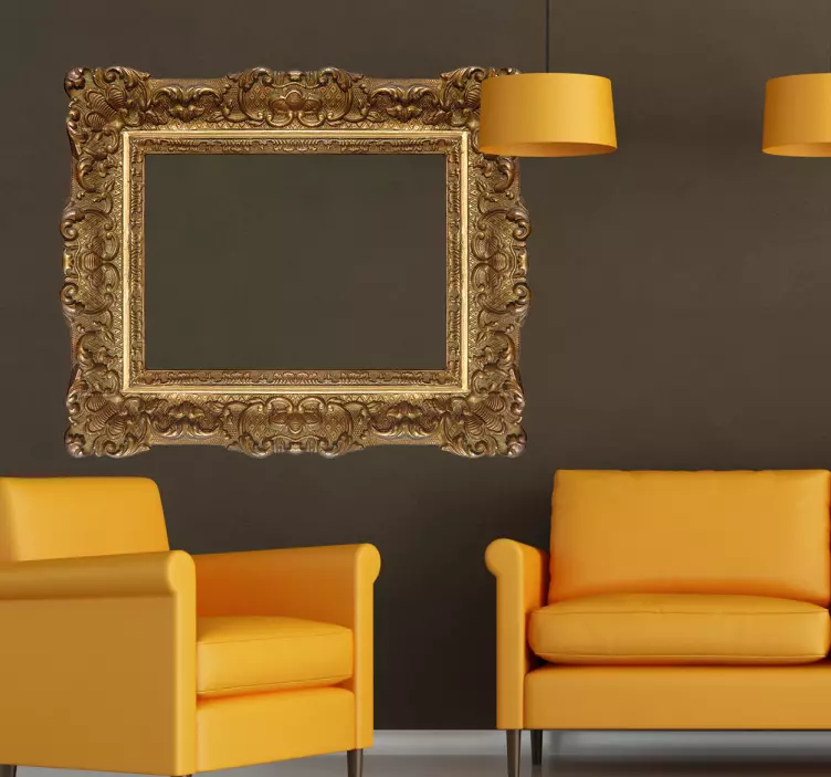 Renaissance Frame Sticker - TenStickers