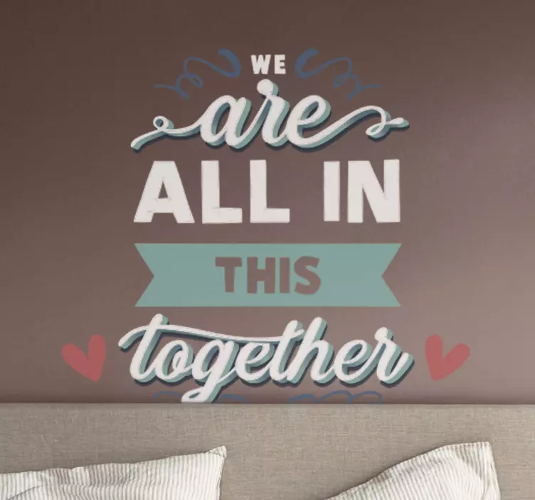 Romantic text love sticker - TenStickers