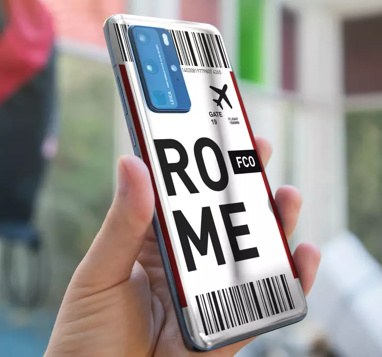 Rome travel pass huawei sticker - TenStickers