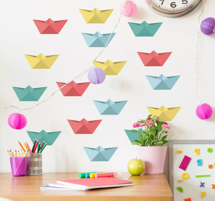 Sailing Boats Wall Sticker - TenStickers