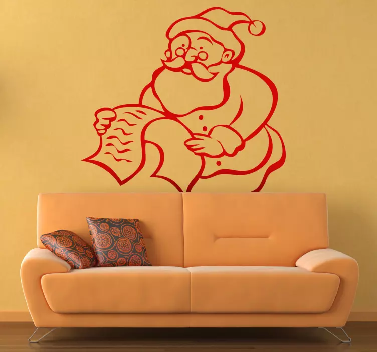 Santa's Letter Sticker - TenStickers