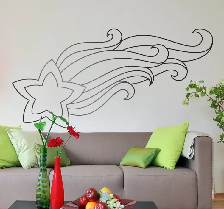 Shooting Star Sticker - TenStickers