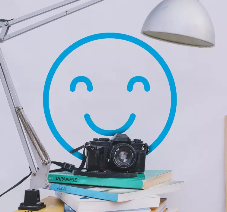 smiley emoji vinyl sticker - TenStickers