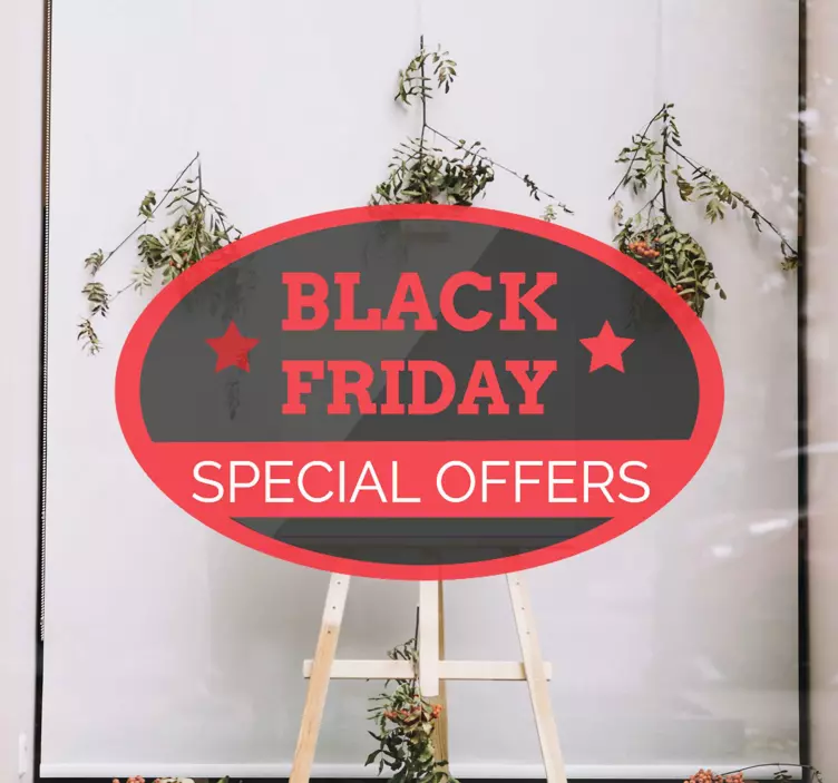 Special offers window sticker - TenStickers