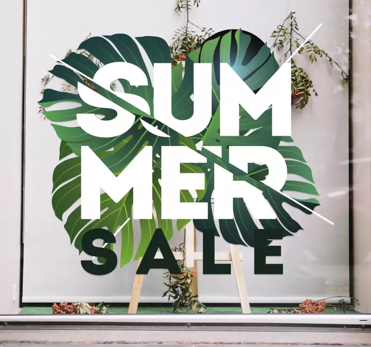 Summer Sale Decorative Sticker - TenStickers