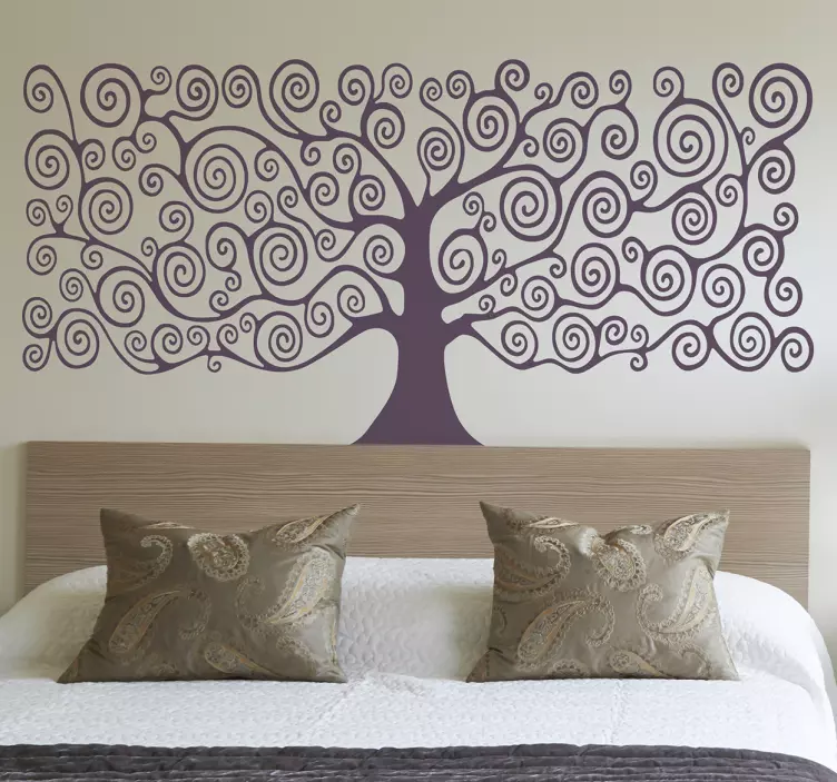 Tree plant wall sticker - TenStickers