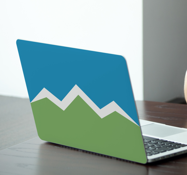 Triglav tattoo laptop sticker - TenStickers