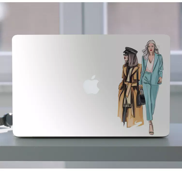 Vogue women sticker laptop skins - TenStickers